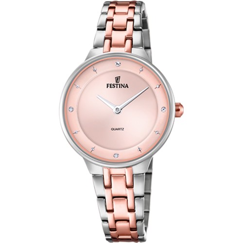 FESTINA Crystals Two Tone Stainless Steel Bracelet F20626/2